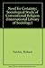 The need for certainty: A sociological study of conventional religion (International library of sociology)