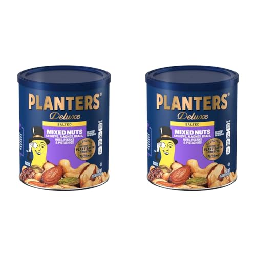 Snapklik.com : PLANTERS Deluxe Salted Mixed Nuts, Party Snacks, Plant ...