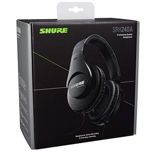 Shure SRH240A gesloten koptelefoon, ruisonderdrukking, krachtige bas en gedetailleerde hoge tonen - Zwart - Image 7