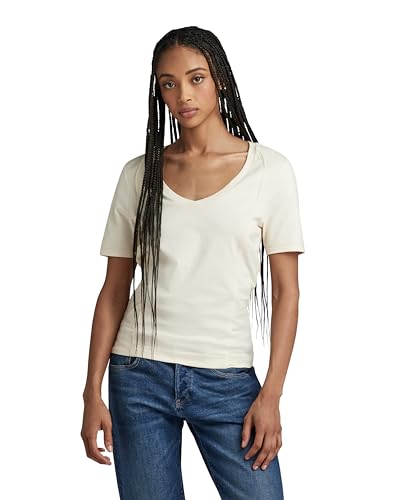 Hauts femme G-Star top moto slim U-Neck pour un look motard chic