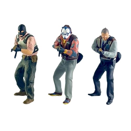 Figurines pour dioramas TUXCAXI pour transformer le tapis du salon en monde de jeu