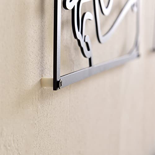 Deatee Black Metal Wall Decor Art Set Of 3, 15.7 X 23.6 Inches Large Minimalist Wall Decor, Modern Female Single Line Abstract Room Art Wall Decor, Wall Sculptures Accent Decor For Bedroom, Living Room And Bathroom #TOP6