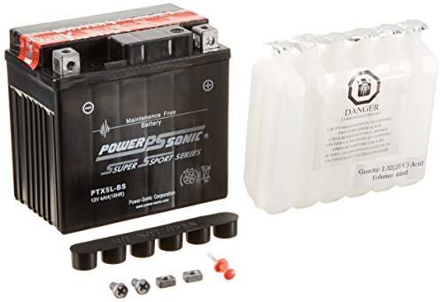 Power-Sonic (PTX5L-BS) Sealed Maintenance Free Powsersport Battery