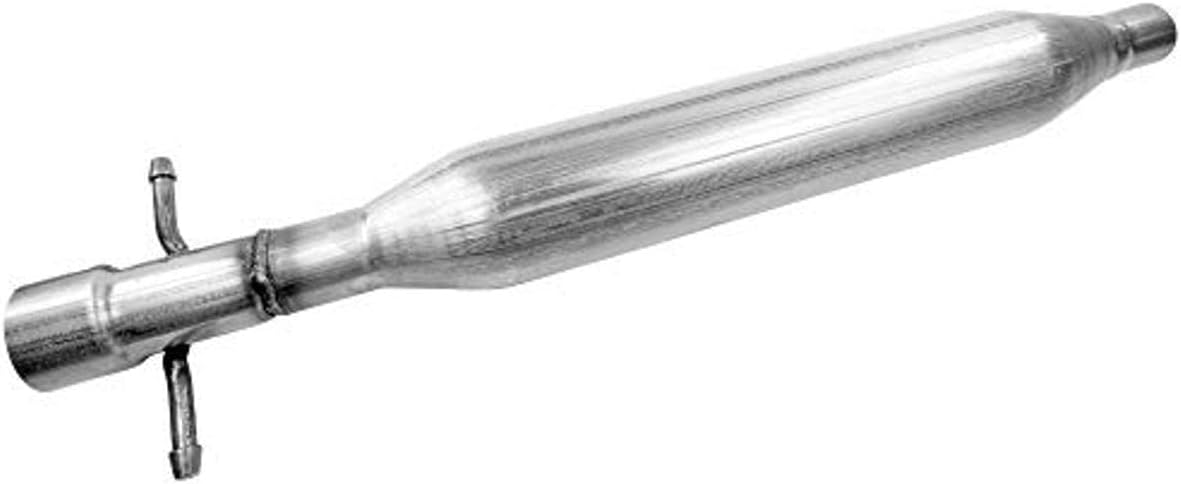 Walker 21665 Direct Fit Exhaust Resonator 2.5" Inlet 2" Outlet for Chevy Malibu Pontiac G6 Saturn Aura - OE Sound & Performance