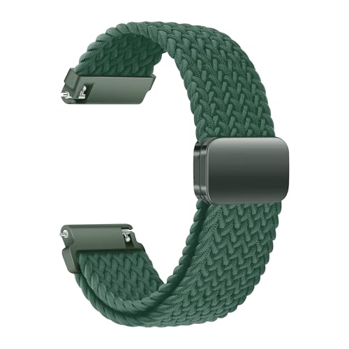 Image of ACM Watch Strap Woven Braided Magnetic 22mm compatible with Fastrack Xtreme Pro Smartwatch Adjustable Belt Band