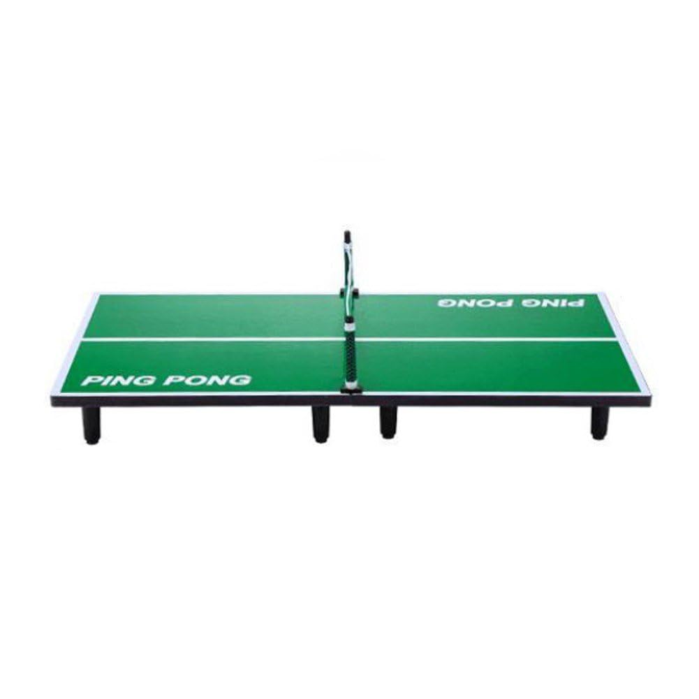 Tavolo Pong Pieghevole Portatile per Interni Ed Esterni, con, 2 Racchette Pong E 1 Pallina, Ideale Come Regalo per Bambini.