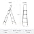 Xtend & Climb FT-4 Ultralight Step Stool, Aluminum