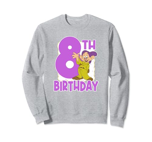 Sweatshirt Disney Snow White Dopey pour jouer au parc le jour de ses 8 ans