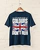 Galaxy Tees Men's These Colours Don’t Run T-Shirt – Distressed Union Jack Patriotic Tee Black / 2XL #5
