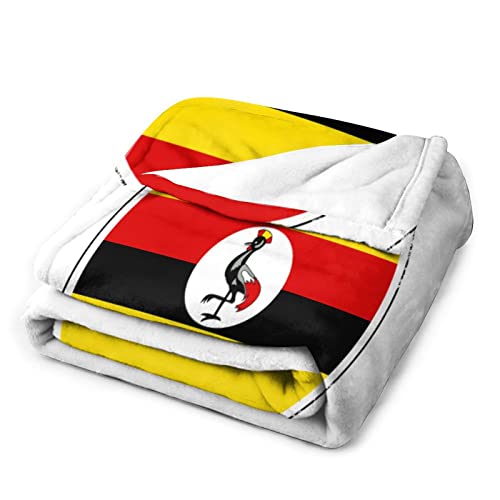 Couverture Uganda plaid drapeau ougandais, idée cadeau idéale