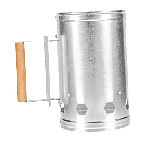 Sharplace Cheminée d'allumage pour Barbecue, démarrage Rapide, Seau à Charbon en Acier Inoxydable, Allume-feu pour Pique-Nique, en Plein air