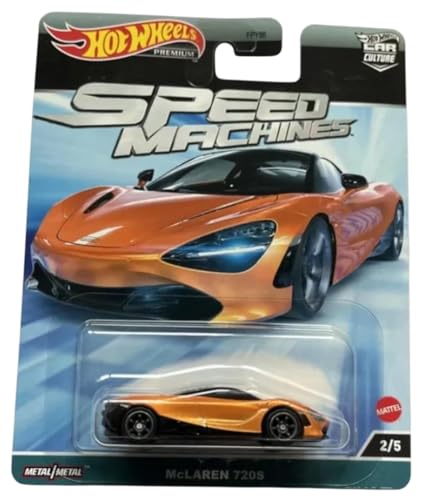 Hot Wheels Car Culture Speed Machines Mix 1 McLaren 720S miniatura 1