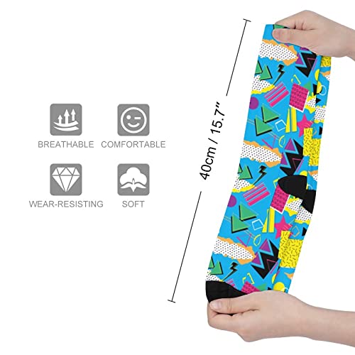 Nelife Retro 1980S Crew Socks Lightweight Sport Running Socks Gift For Men Women #TOP1