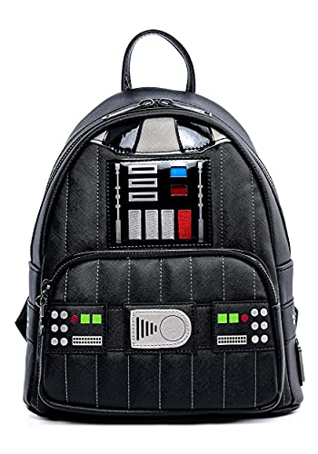 Loungefly Women's Star Wars Darth Vader Light Up Cosplay Double Strap Shoulder Bag Purse