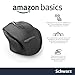 Amazon Basics Ergonomische kabellose USB Maus - DPI einstellbar - Schwarz