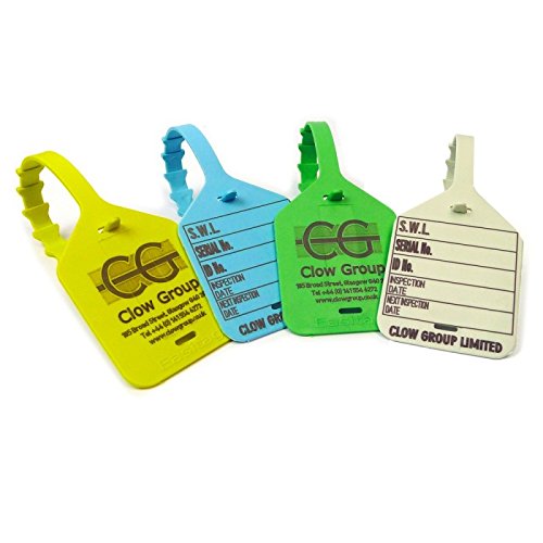 Clow Yellow Equipment Inspection Tag Colour Easy Coded Lifting Equipment System Tags (Yellow)