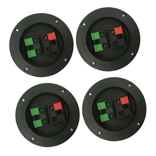 Conectores de altavoz de 4 vías para solucionar el desorden de cables de audio