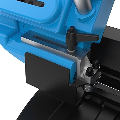 Bild 3 - Güde Metallbandsäge MBS 125 V (400 W, variable Bandgeschwindigkeit 38-80 m/min, Winkelschnitte 0-60°, Schnittleistung max. 125 mm, 2000-4200 1/min, Materialanschlag, Schraubstock, Sägeband 1435 mm)