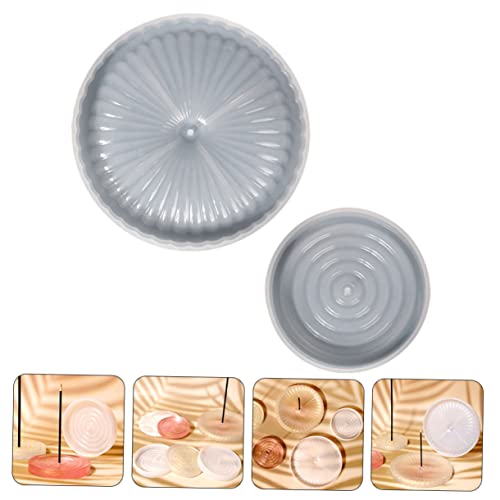TEHAUX 2 Pçs Molde De Placa De Incenso De Para Gelatinas DIY Artesanato Diversos Molde De Fundição D