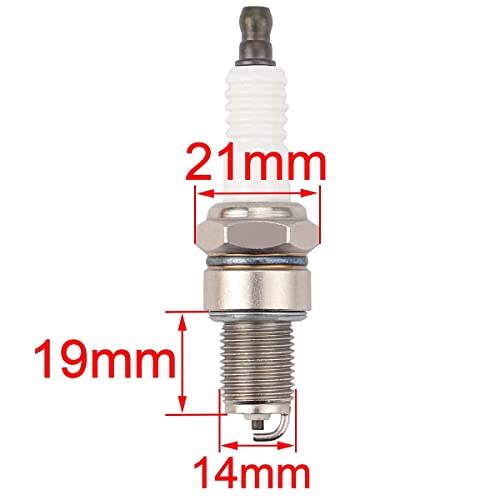 Hipa Spark Plug For Honda Gx120 Gx160 Gx200 Gx240 Gx270 Gx340 Gx390 Engine Lawn Mower Tractor Rototiller(Set Of 2) #TOP2