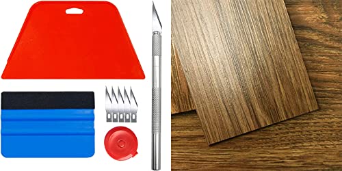 Art3D Smoothing Tool Kit With Peel And Stick Floor Tile Vinyl Wood Plank #TOP21