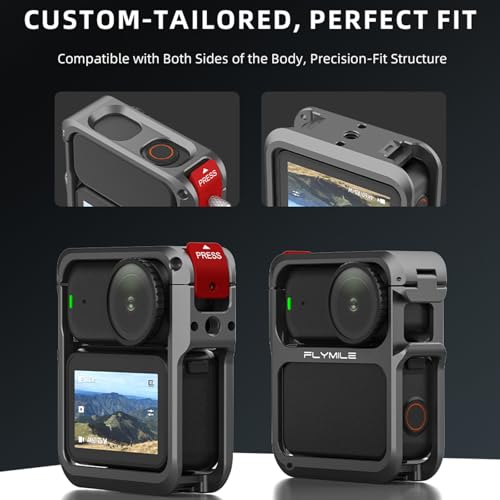 Jaula marco de metal para DJI Osmo Nano con soporte protector de expansión 4