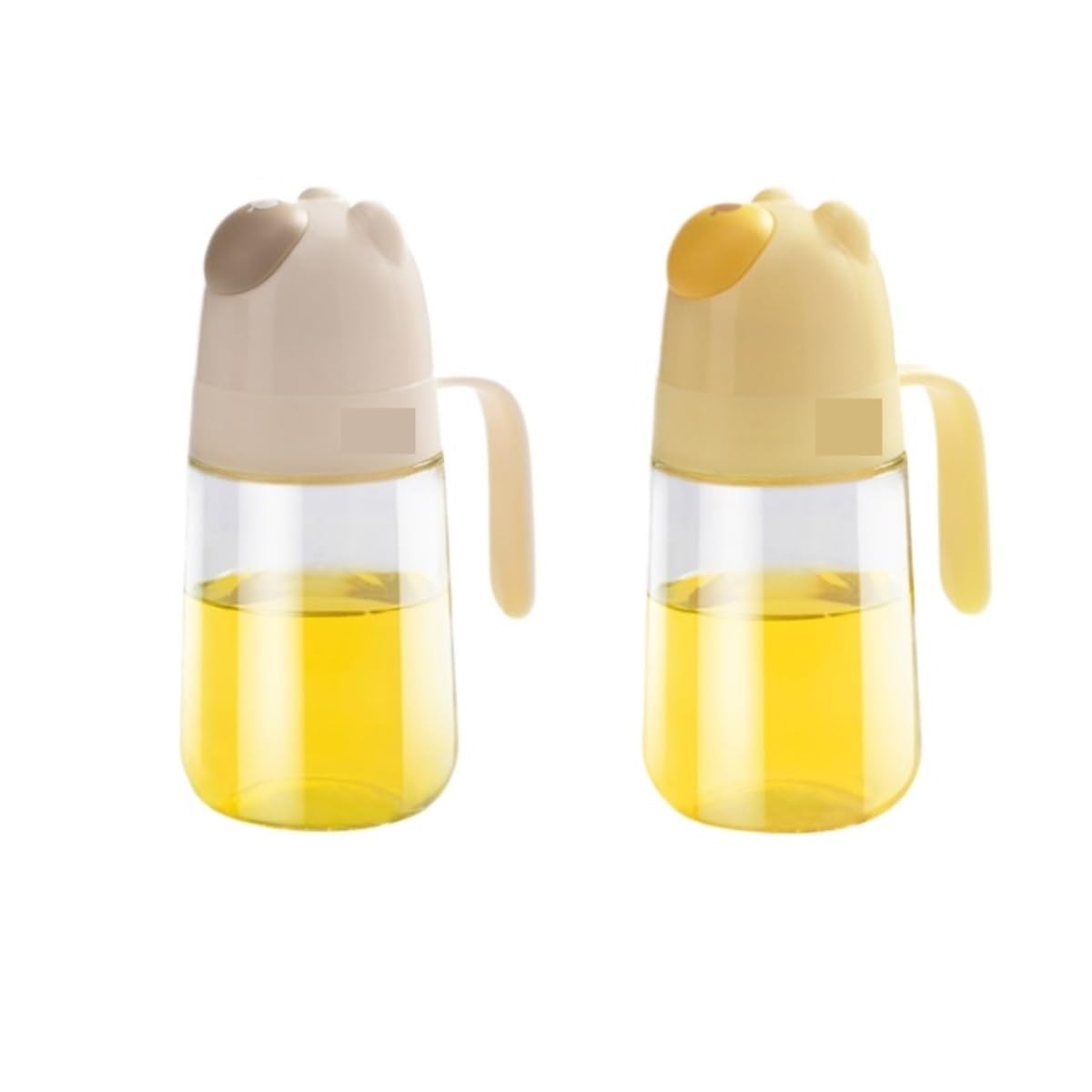 GFJHdfhE Cruet Set - Cooking Tools Kitchen Household Soy Sauce Vinegar Seasoning Bottle Oil Tank Glass 2 Piece Set Housewares