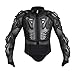 Unisexe Femme Homme Moto à La Mode Nouveauté Blouson Armure De Sport Anti-Chute Veste De Motocross pour Moto (M, Noir)