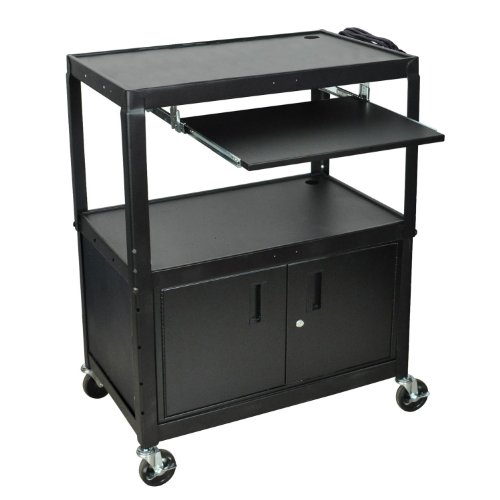 Luxor Steel Adjustable-Height Table — AVJ42XLKBC Extra Large