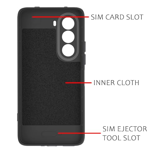 Image of Shockproof Case Compatible with Realme P4x 5G | Full Camera Protection | TPU Flexible Back Cover for Realme P4x 5G (Graphite Grey)