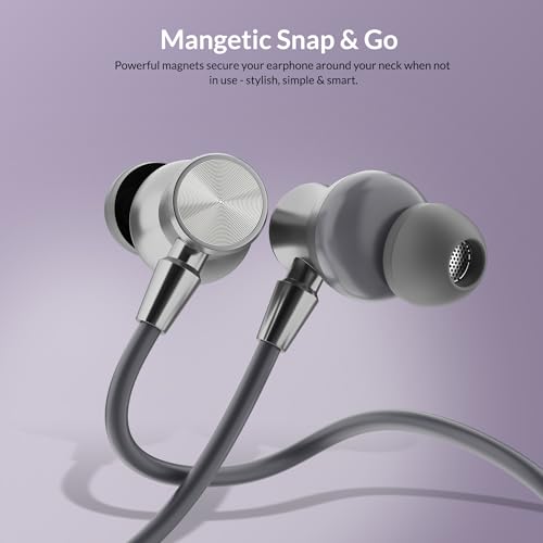 Image of AROMA HF1007 Type C Wired Earphone with HD Quality in-Line Mic,12mm Driver Hi-Res Wired