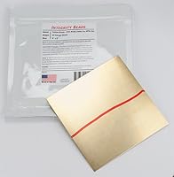 Algopix Similar Product 3 - Yellow Brass 20 Gauge Sheet - 6" x 6"