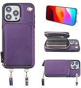 Amazon.com: Bocasal Crossbody Wallet Case for iPhone 15 Pro Max