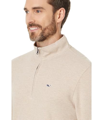Image of vineyard vines Men's Saltwater Quarter-Zip Pullover Sweater