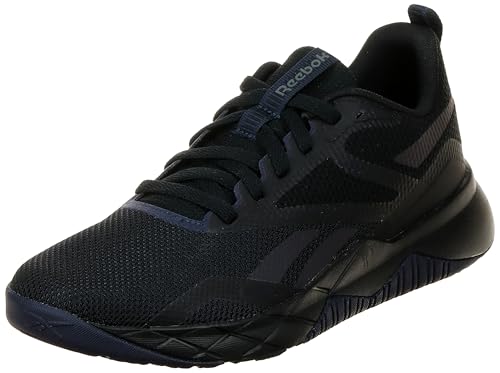 Reebok Zapatillas de Entrenamiento NFX para Hombre, Black Vector Navy Footwear White, 39 EU