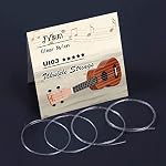 Ukulele Strings Clear Nylon 3 full sets