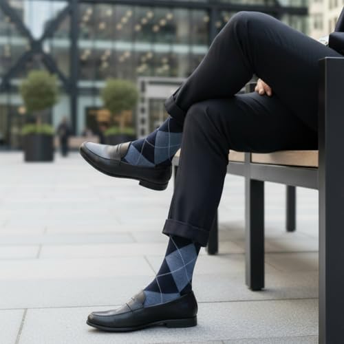 Bonjour Men's Athletic Socks (Pack of 3)(BR03803A-P03_Multicolor_Free Size)