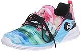 Reebok Girl's Pump Fusion 2.0-K, Black/Blue Splash/Solar Pink/White, 6 M US Big Kid