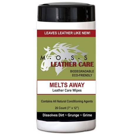 NUNN FINER Moss Melts Away Leather Wipes