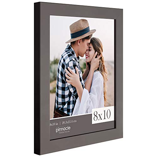 Pinnacle Frames & Accents Traditional Tabletop Or Wall Picture Frames Set Of 4, 8" X 10", Black #TOP2