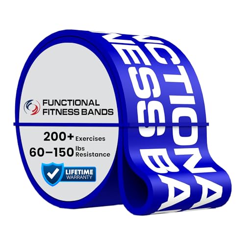 Image of Functional Fitness Pull Up Bands Resistance Bands | Exercise Bands for Working Out | Long Stretch Bands for Exercise, Training Bands, Resistance Bands for Stretching