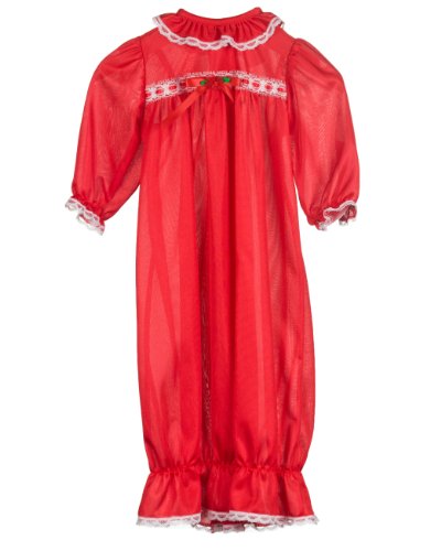 Laura Dare Baby Girls Red Infant Sacque Sleeper, NB