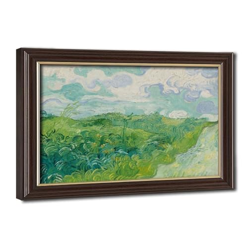 Impression sur toile Vincent Van Gogh pour sublimer un bureau avec des tons verts