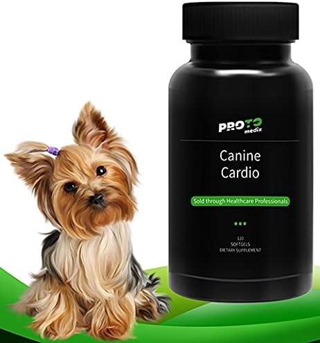 Protomedix Canine Cardio Support Heart Supplement for Dogs, Dog Vitamins and Supplements for Immune System Support, Taurine,…