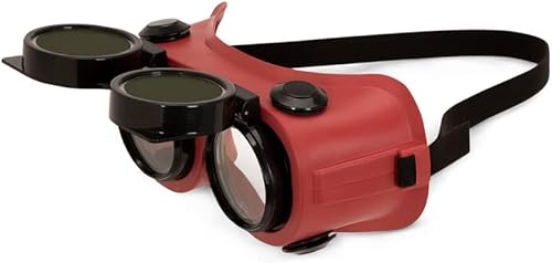Miniatura 1 de Jackson Safety Gafas de corte  antivaho  abatibles  1.969 in redondas  sombra IRUV tintada 5  para soldadura  Se adapta sobre gafas
