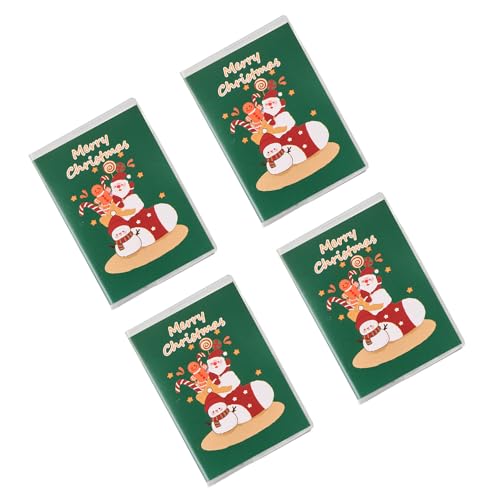 128y[W̕񂾃NX}Xe[}ɂ4.2x3inch`pbĥ߂̏ȃm[gpbht4PCS|Pbgm[gubN