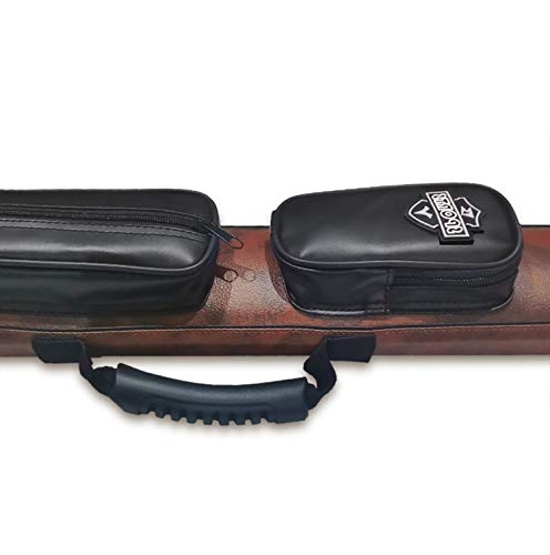 BY SPORTS 2 x 2 Hartschalenkoffer für Billardqueue, oval, Tragetasche