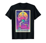 Retro 80s Skeleton Running Jogger Vaporwave Marathon T-Shirt