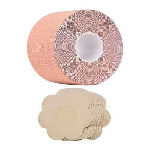 Sutiã Adesivo Bege Levanta Seios Fita com 5 Metros