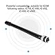 Helix-VHF-BNC-Antenne, Handfunkantenne für ICOM IC-V8, IC-V80, IC-V82, IC-V85, IC-V80E, 136–174 MHz Frequenz, 6,5 Zoll